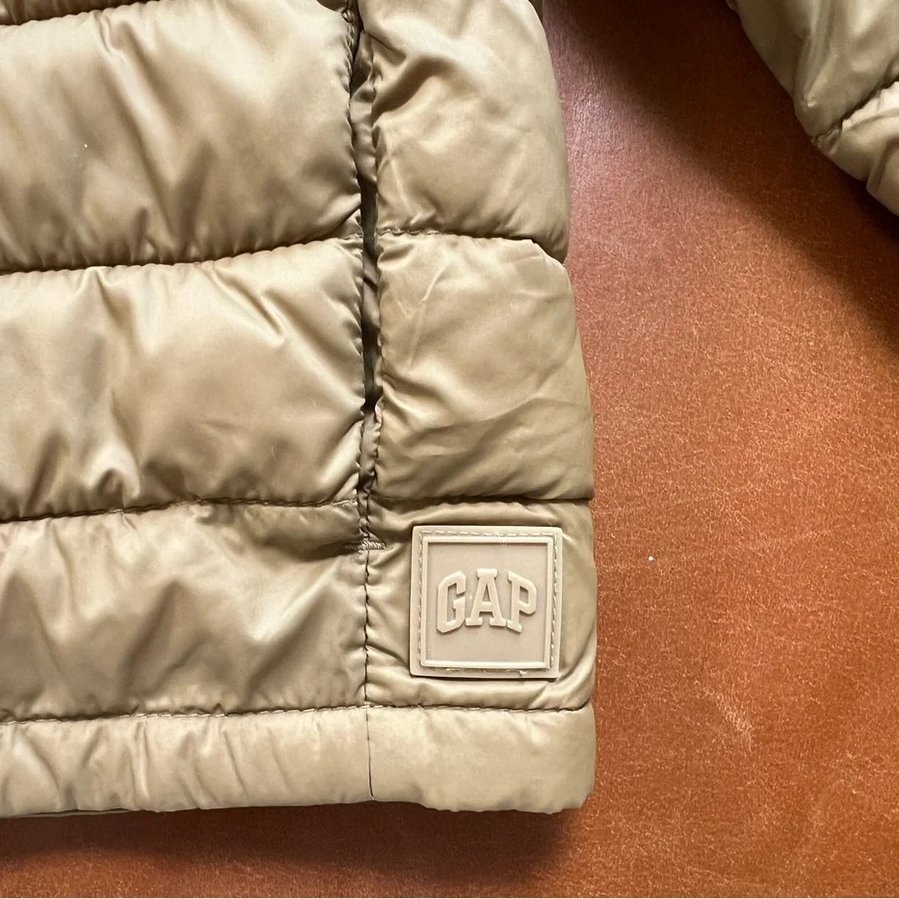 GAP Dino Hood Puffer Jacket, 3T